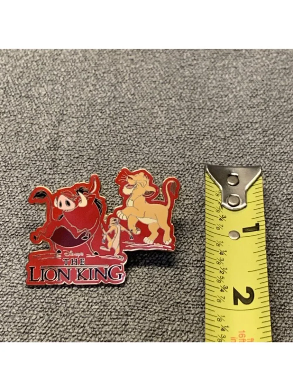 Disney Parks The Lion King Platinum Edition Release Pin Pumba & Simba 2003 KG